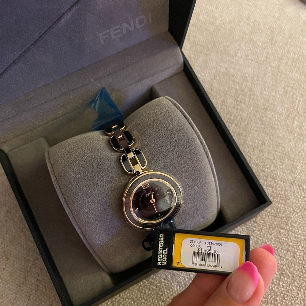 Authentic FENDI black-gold two-tone “my way” watch!